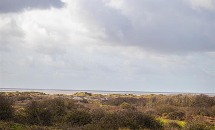 Kenfig NNR view out to sea
